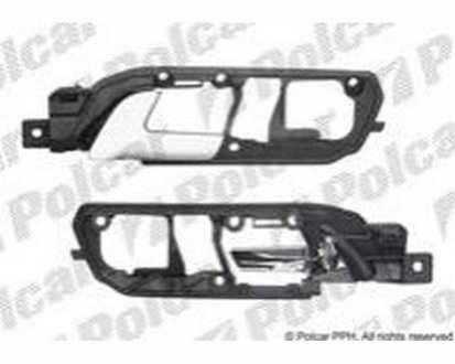 Фото автозапчасти внутренняя ручка Volkswagen POLO HB, 09.01- (6Q0837173) Polcar 9526ZW41