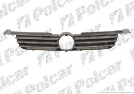 Решетка Volkswagen LUPO 99- (6X0853653A01C, SXO 85365301C) Polcar 952805 (фото 1)