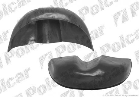 Фото автозапчасти подкрылок правый Volkswagen GOLF/JETTA 74-83 Polcar 9532FP5