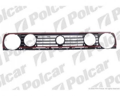 Фото автозапчастини решітка Volkswagen GOLF II 8/87- (191-853-653K) Polcar 9534056 (фото 1)