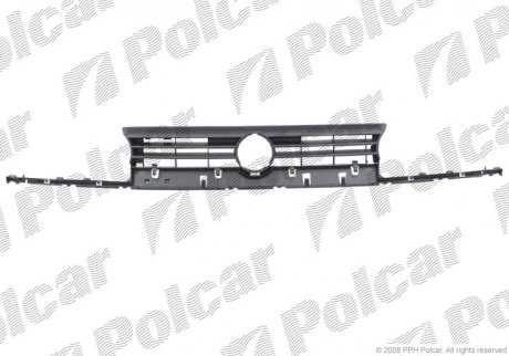 Решетка Volkswagen GOLF III 91- (1H6853653C, 1H685365301C) Polcar 953805 (фото 1)