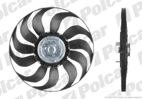 Крыльчатка вентилятора Volkswagen GOLF III (357119113, 1H0119113) Polcar 953823F1