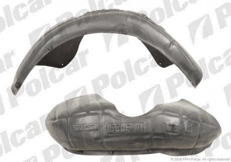 Фото автозапчасти подкрылок правый Volkswagen GOLF III/VENTO 92 (1H6803422E) Polcar 9538FP5Q