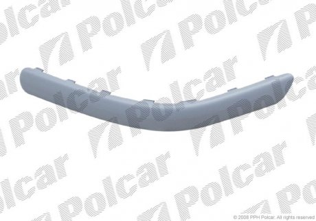 Фото автозапчасти молдинг бампера правый Volkswagen GOLF IV 98- (1J6807792A GRU, 1J6807791AGRU) Polcar 9541968