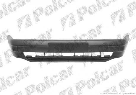 Фото автозапчастини бампер передній Volkswagen PASSAT, 4/88- (357-807-217, 357807217E 2BC) Polcar 954607