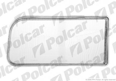 Скло фари Volkswagen PASSAT (B3), 88- (1AH005454291, 357941115) Polcar 9546111E (фото 1)