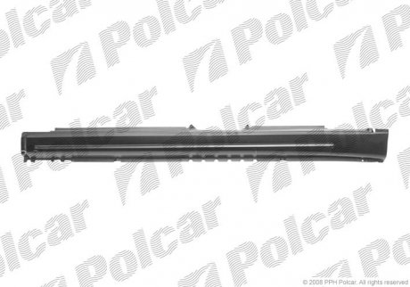Поріг правий Volkswagen PASSAT 4-D 88- (357 809 676) Polcar 954642