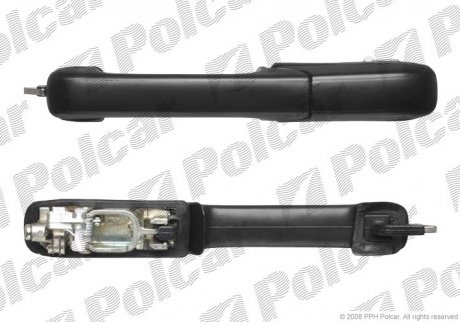 Ручка зовнішня Volkswagen PASSAT, 93-97 (3A0.839.205A) Polcar 9547Z43