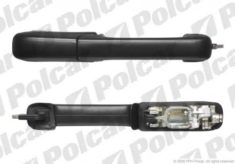 Ручка зовнішня Volkswagen PASSAT, 93-97 (3A0.839.206A) Polcar 9547Z44