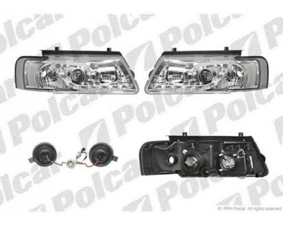 Фото автозапчасти фара основная Volkswagen PASSAT (B5), 97- Polcar 954809GE