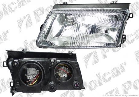 Фото автозапчасти фара основная Volkswagen PASSAT (B5), 97- (3B0941018K) Polcar 954810-E