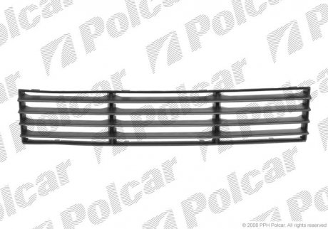 Решетка в бампер средняя Volkswagen PASSAT (B5), 01- (3B0853677EB41) Polcar 954927