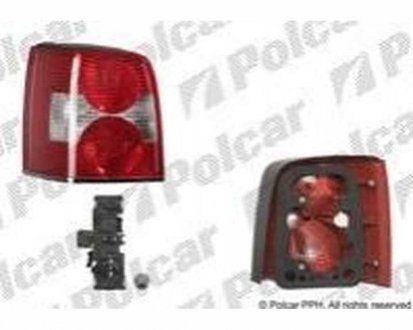 Фото автозапчастини ліхтар задній Volkswagen PASSAT (B5), 01- (3B9945095AA, 3B9945095T) Polcar 9549874E (фото 1)