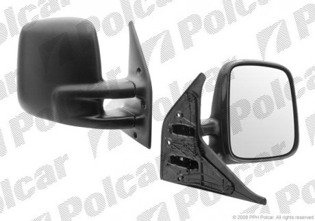 Зеркало внешнее правый Volkswagen TRANSPOR.T4 9/90- Polcar 956652E