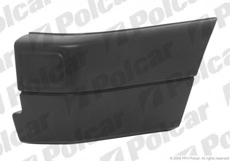 Фото автозапчасти угол бампера правый Volkswagen TRANSPOR.T4 9/90- (701807322B2BC) Polcar 956698