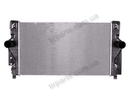 Радиатор воздуха (Интеркуллер) TRANSPORTER T4 91- (7D0145805, 7D0145803A) Polcar 9566J8-2