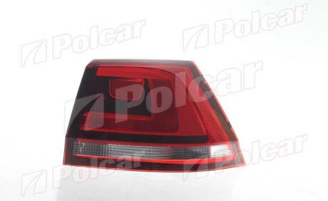 Фото автозапчастини ліхтар задній GOLF VII, 10.12- (5G9945096D, 5G9945096A) Polcar 95C2884V