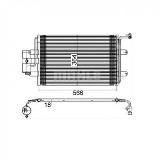 Радіатори кондиціонера Polcar AC180000S