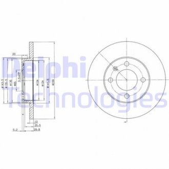 Фото автозапчасти гальмівні диски Polcar BG2116