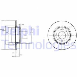 Тормозные диски LADA SAMARA/TAVRIA (GBD686, WN475, 103603, 2108-0350107000, NBD186, 353612102140, D2047, 1.2103.1.4, 2108-3200 1083501070, NBD251, DI952500) Polcar BG2466