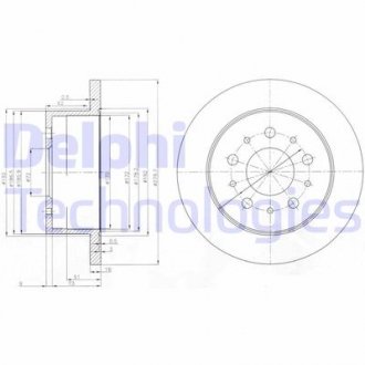 Фото автозапчасти гальмівні диски Polcar BG3853