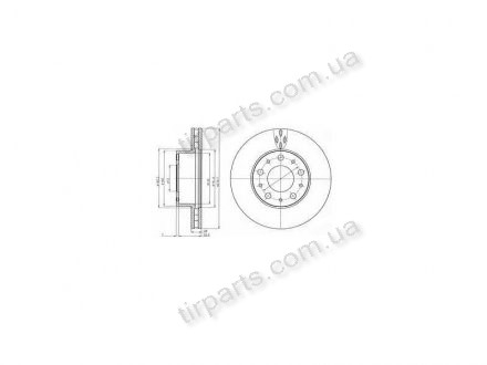 Фото автозапчасти тормозные диски CITROËN JUMPER autob Polcar BG4059