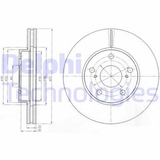 Фото автозапчасти гальмівні диски Polcar BG4234C