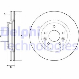 Фото автозапчасти тормозные диски (402064EA0A) Polcar BG4770C (фото 1)