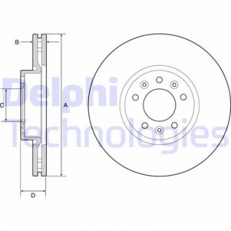 Фото автозапчасти гальмівні диски Polcar BG4805C