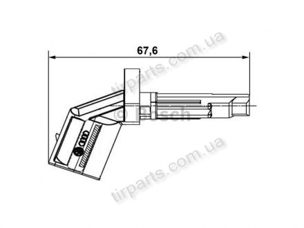 Фото автозапчастини датчик abs Polcar BS0265007928