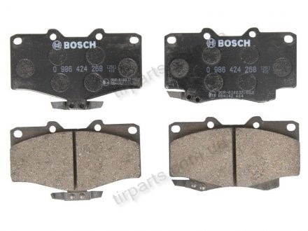 Фото автозапчасти тормозные колодки TOYOTA 4 RUNNER (_N1 (2739, V91181028, V9118A028, J04 491 351 60, 04491 35210, 449160080, AY043 TY015, 0446535030, 04465 YZZBD, 0446535280, J0466535040, 04465 35260, 0446535040, 0446535140, 04465YZZBD, 04465YZZDH, 04465YZZDH, 4465 Polcar BS0986424268