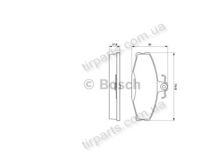 Фото автозапчасти тормозные колодки SKODA FAVORIT (781), (115 430 284, 6U0 698 151, 6U0 698 151 F, 115 430 285, 115 430 261, 6U06981514 0261, 6U0698151F, 6U0698151F, 004 532 247 A, 6U0 698 151 A, 6U0 698 151 B, 6U0 698 151 D, 6U0 698 151 C, 6U0698151, 6U0698151C, 6U06 Polcar BS0986424373