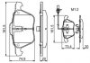 Фото автозапчасти тормозные колодки FORD GALAXY (WGR), 0 (7M3698151A, YM2J2K021BA, 1M2J2 K021AA, 1M2J2K021AA, YM21K021BA, YM2J2 K021BA, YM21 12 K021 BA, YM212K021BA, 7M3 698 151 A) Polcar BS0986424777 (фото 1)