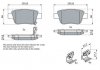 Фото автозапчастини гальмівні колодки TOYOTA AVENSIS (T25) (04466 05010, 568 09, 0446605010) Polcar BS0986424798 (фото 1)