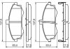 Фото автозапчастини гальмівні колодки HYUNDAI ELANTRA (XD) (5810129B10, 581012DA00, 5810117A00, 581012FA01, 5810117A10, 581012D050, 581012DA31, 581012DA60, 58101 2SA31, 58101M2A02, 58101 2D050, 58101 2DA40, 58101 2DA60, 58101 2DA31, 58101 29B10, 581012DA40, 581012SA31, Polcar BS0986424810 (фото 1)