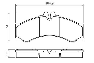 Фото автозапчасти тормозные колодки MERCEDES-BENZ SPRINT (003 420 17 20, A0044202420, A9024210110, A0034201720, 902 421 01 10, 002 420 42 71 10, 0034201720, 005 420 86 20, 004 420 15 20, A 902 421 01 10, 0024204220, 0044201520, 2D0698151A, 2D0698151B, A 005 420 86 20, Polcar BS0986424832