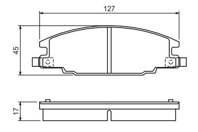 Фото автозапчастини гальмівні колодки ISUZU TROOPER (UBS), (2624, 1605931, 8971143000, 8971143001, 8-94483-220-0, 8-94461-155-0, 1605825, 1605916, 94483220, RS6585, 8-94483-220-1, 8-97114-300-0, 8-97114-300-1, 8944832201, 16 05 931, 94461155, 97114300, 8944611550, 89448 Polcar BS0986460960 (фото 1)