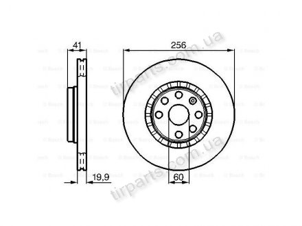 Фото автозапчастини гальмівні диски OPEL ASTRA F (56_, 5 (90421727, BS 8051, 1.3419.2.E, 90375224, 90 421 727, 90 511 128, 5 69 046, 90511128, BD458, 93182285, 5 69 055) Polcar BS0986478535