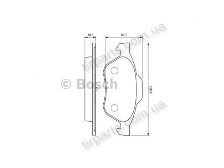 Фото автозапчастини гальмівні колодки RENAULT CLIO III (BR (41 06 076 90R, 410607690R, 7701206598, 7701208183, 7701209808, 77 01 209 808, 77 01 206 598, 410600012R, 41 06 000 12R, 77 01 208 183) Polcar BS0986494034