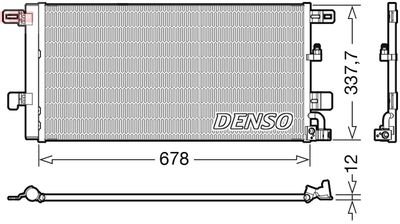 Радіатор кондиціонера Polcar DCN02001 (фото 1)