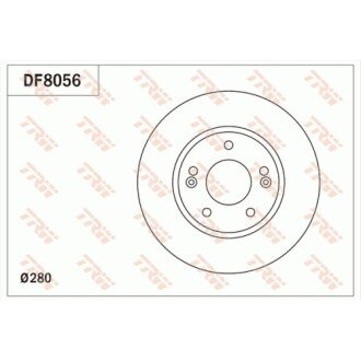 Фото автозапчастини гальмівні диски Polcar DF8056