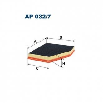 Фото автозапчасти повітряний фільтр Polcar FLAP032/7