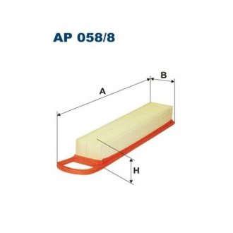 Фото автозапчастини повітряний фільтр Polcar FLAP058/8