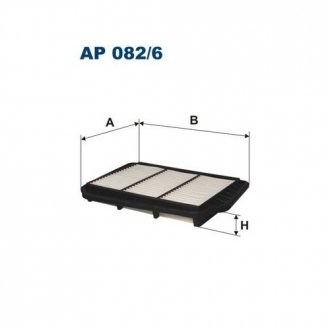 Фото автозапчасти повітряний фільтр Polcar FLAP082/6