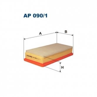 Повітряний фільтр Polcar FLAP090/1 (фото 1)