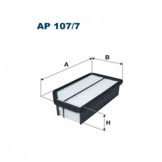 Фото автозапчасти повітряний фільтр Polcar FLAP107/7