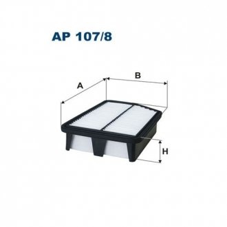 Фото автозапчасти повітряний фільтр Polcar FLAP107/8