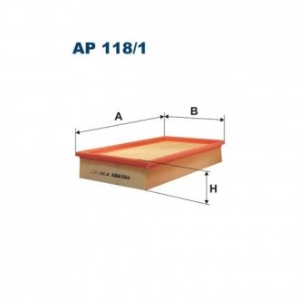 Фото автозапчасти повітряний фільтр Polcar FLAP118/1