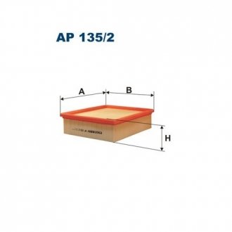 Фото автозапчасти повітряний фільтр Polcar FLAP135/2