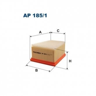 Фото автозапчасти повітряний фільтр Polcar FLAP185/1